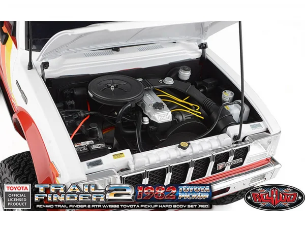 RC4WD Trail Finder2 RTR With 1982 Toyota Pickup Hard Body Red