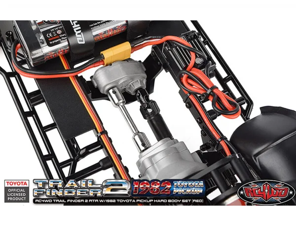 RC4WD Trail Finder2 RTR With 1982 Toyota Pickup Hard Body Red