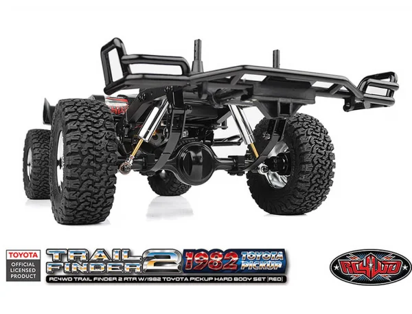 RC4WD Trail Finder2 RTR With 1982 Toyota Pickup Hard Body Red