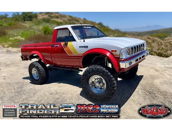 RC4WD Trail Finder2 RTR With 1982 Toyota Pickup Hard Body Red — image 9 of 20