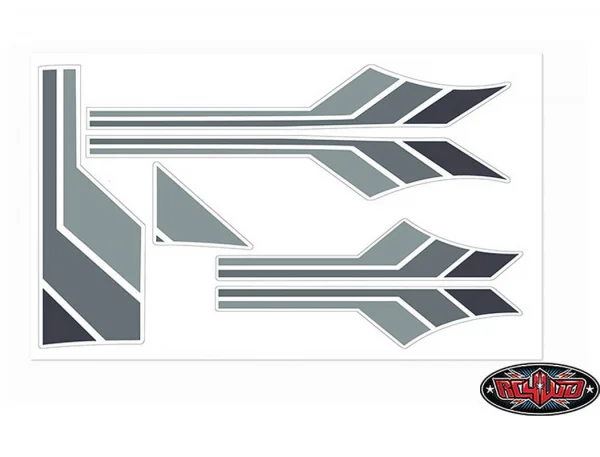 RC4WD Toyota 82-83 Body Decals (Grey) — image 1 of 4