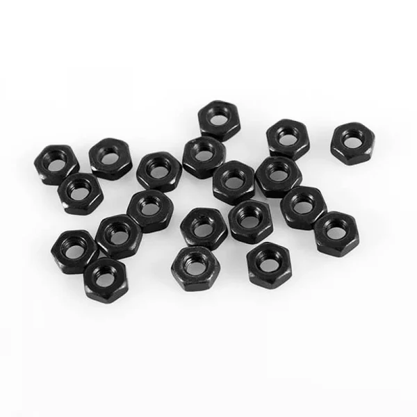 RC4WD Regular M2.5 Black Nuts (20) — image 2 of 2