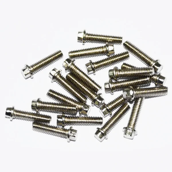 RC4WD Miniature Scale Hex Bolts (M2.5 x 10mm) (Silver)
