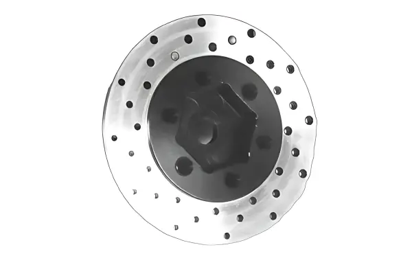 RC4WD 1.9 /2.2 6 Lug Steel Wheel Hex Hub with Brake Rotor — image 1 of 6