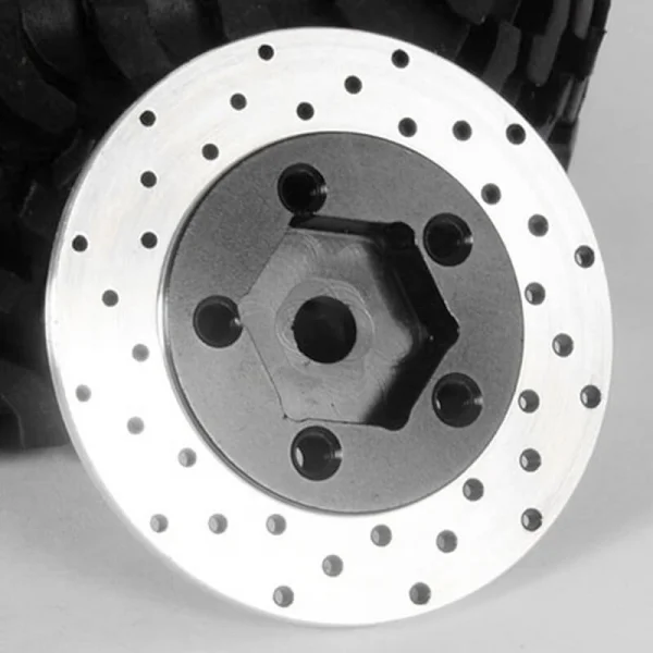 RC4WD 1.9 5 Lug Steel Wheel Hex Hub with Brake Rotor &mdash; image 4 of 4