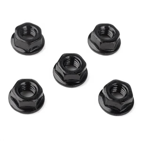 RC4WD M4 Low Profile Flanged Lock Nut (Black) RC4WD