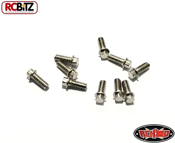 RC4WD Miniature Scale Hex Bolts (M2 x 5mm) (Silver) — image 1 of 3