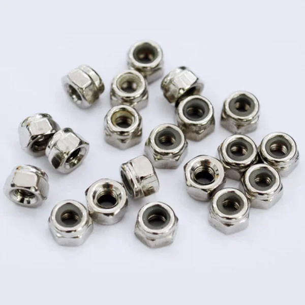 RC4WD Nylock Nut M3 (Silver) &mdash; image 3 of 3