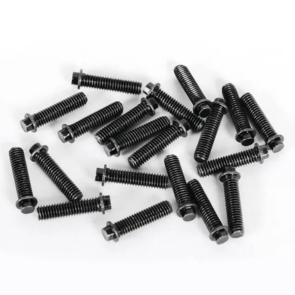 RC4WD Miniature Scale Hex Bolts (M3x12mm) (Black) — image 1 of 2