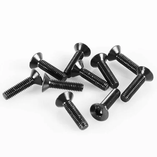 RC4WD Steel Flat Head Socket Cap Screw M3 x 12mm (10) RC4WD &mdash; image 2 of 2