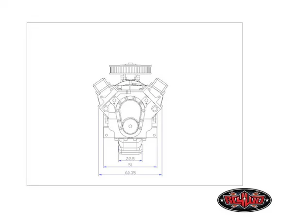 RC4WD 1:10 V8 Scale Engine — image 2 of 16
