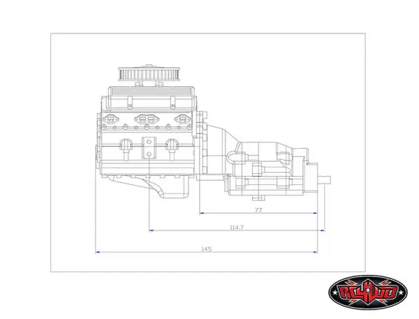 RC4WD 1:10 V8 Scale Engine &mdash; image 17 of 17