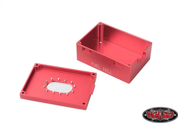 RC4WD Billet Aluminium Fuel Cell Radio Box (Red)