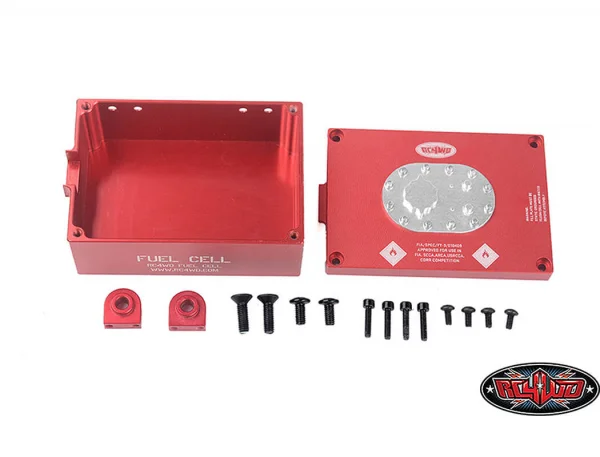 RC4WD Billet Aluminium Fuel Cell Radio Box (Red)