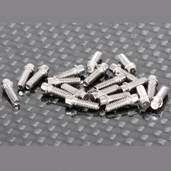 RC4WD Miniature Scale Hex Bolts (M2 x 6mm) (Silver)