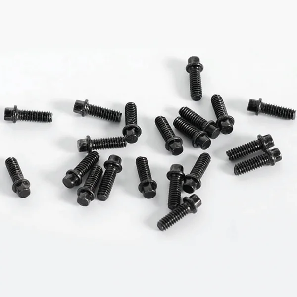 RC4WD Miniature Scale Hex Bolts (M2 x 6mm) (Black) — image 3 of 3