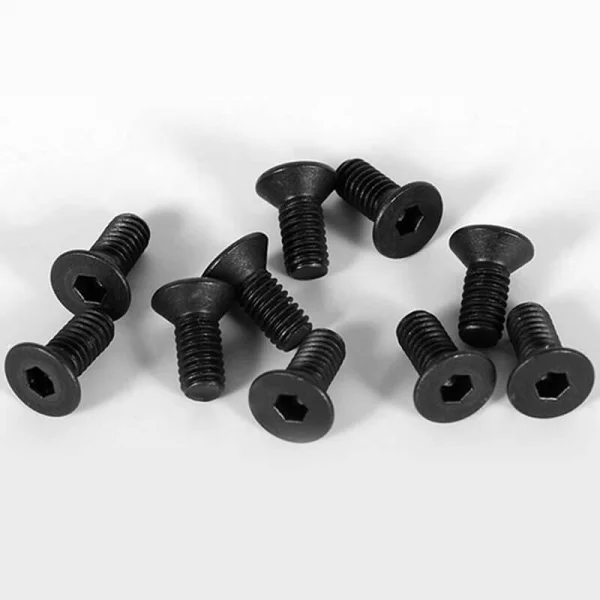 Steel Flat Head Socket Cap Screws M2.5 x 6mm (10) — image 2 of 2