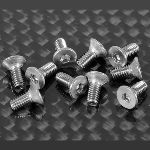 RC4WD Flat Head Cap Screws M2.5 x 6mm (10) — image 2 of 2