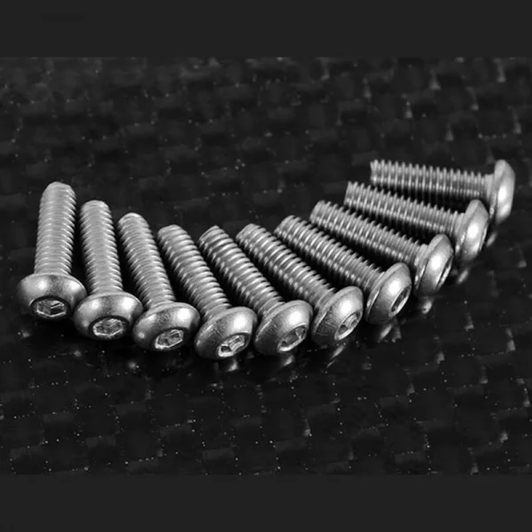 Button Head Cap Screws M2.5 x 8mm (10) RC4WD &mdash; image 2 of 2