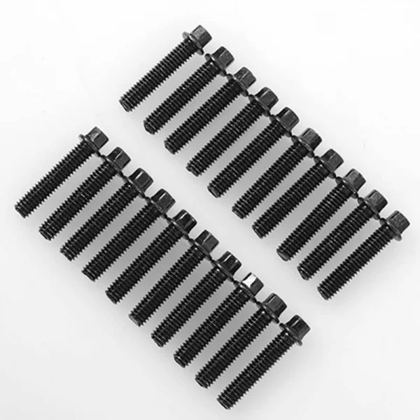 RC4WD Miniature Scale Hex Bolts (M2.5 x 12mm) (Black) RC4WD &mdash; image 2 of 2