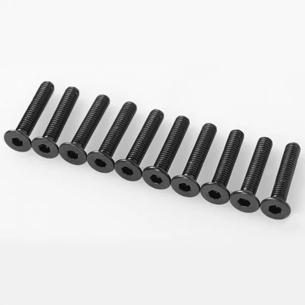 RC4WD Steel Flat Head Socket Cap Screws M3 x 16mm (10) RC4WD — image 2 of 2