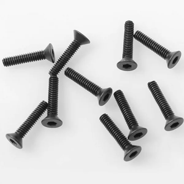 RC4WD Steel Flat Head Socket Cap Screws M2 x 10mm (Black) RC4WD — image 2 of 2