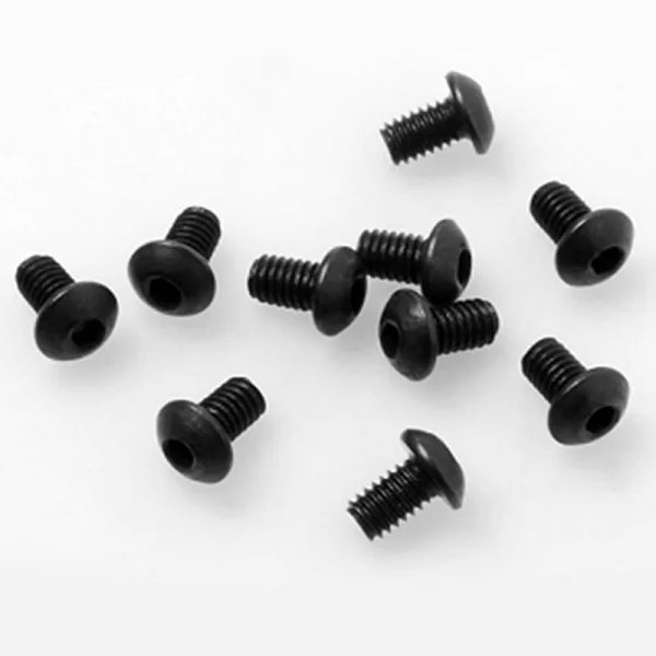 Steel Button Head Cap Screws M2.5 x 4mm (10) — image 2 of 2