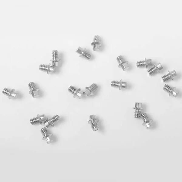 RC4WD Miniature Scale Hex Bolts (M1.6 x 2mm) (Silver) — image 2 of 2