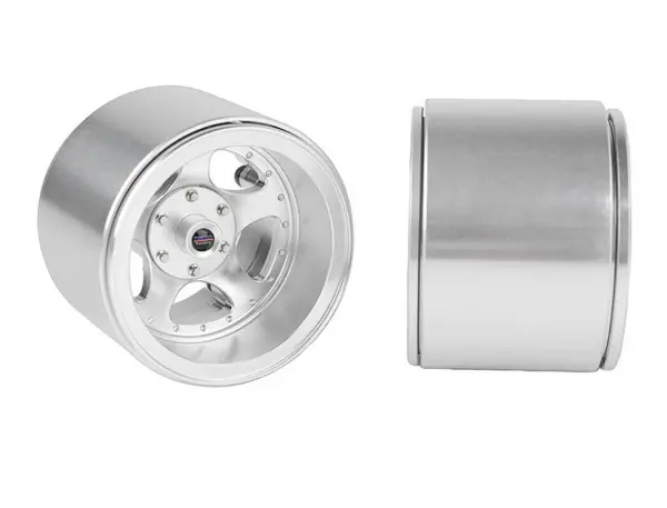 RC4WD 5 Lug Wagon 1.9 Steel Stamped Beadlock Wheels (Chrome) — image 5 of 14
