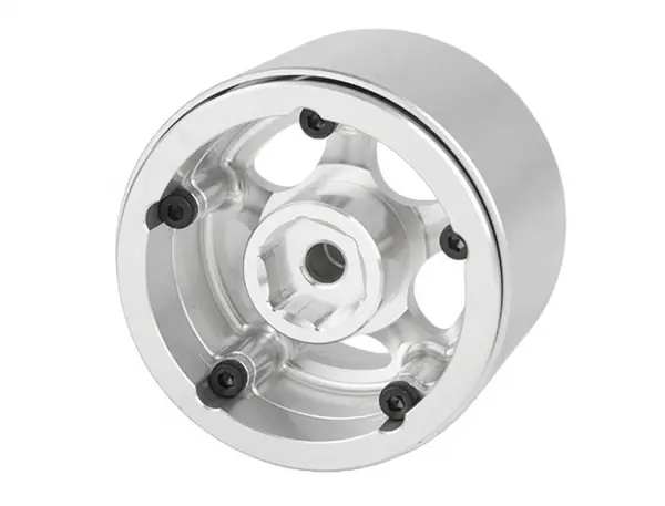RC4WD 5 Lug Wagon 1.9 Steel Stamped Beadlock Wheels (Chrome) — image 7 of 14