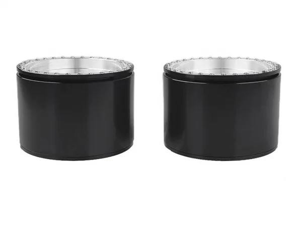 RC4WD Diesel Front Semi Truck Stamped Beadlock Wheels (Chrome) (Pair)