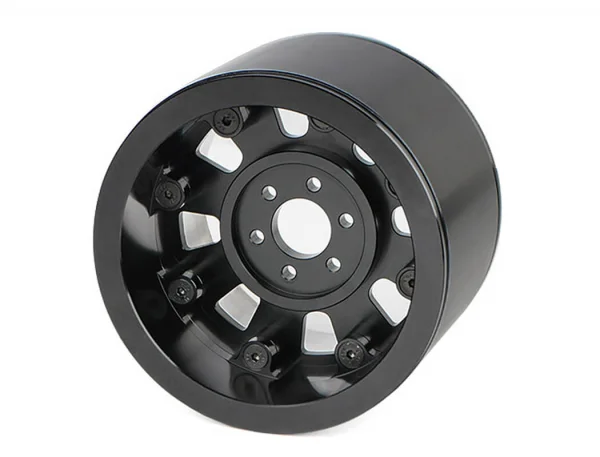 RC4WD Diesel Front Semi Truck Stamped Beadlock Wheels (Chrome) (Pair)