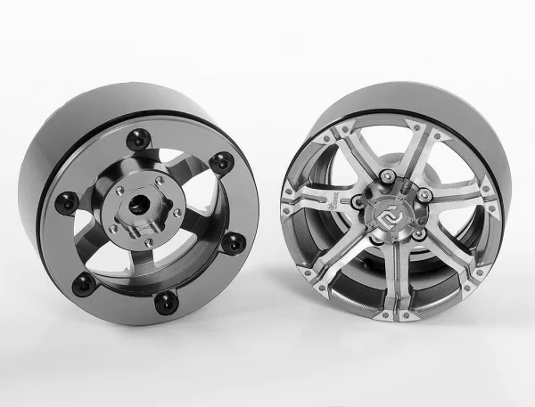 RC4WD Dick Cepek Gun Metal 7 1.9 Internal Beadlock Wheels