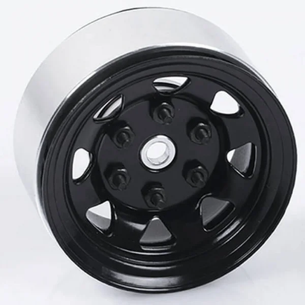 RC4WD Stamped Steel 1.55 Stock Black Beadlock Wheel