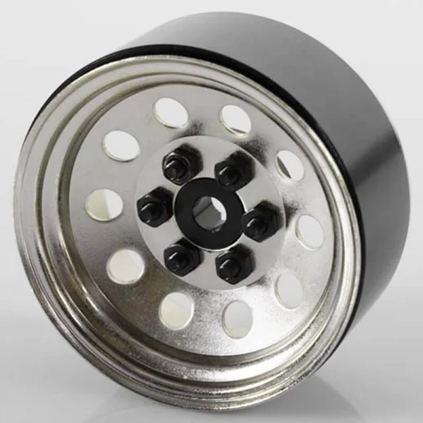 RC4WD Pro10 1.9 Steel Stamped Beadlock Wheel (Silver) — image 7 of 7
