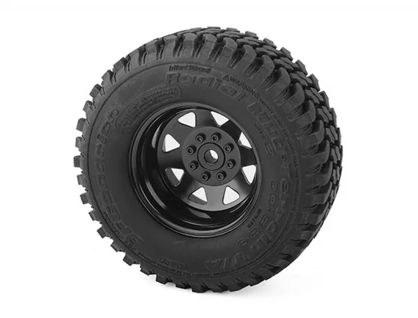 RC4WD 8Lug Deep Dish Wagon 1.9 Steel Stamped Beadlock Wheels Black (4) — image 5 of 7