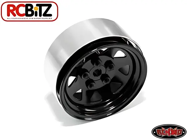 RC4WD 5 Lug Wagon 1.9 Steel Stamped Beadlock Wheels (Black) — image 1 of 7