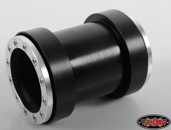 RC4WD Universal Monster Truck Beadlock Wheels V2 For Tamiya Clod Buster (Black Delrin) — image 7 of 10