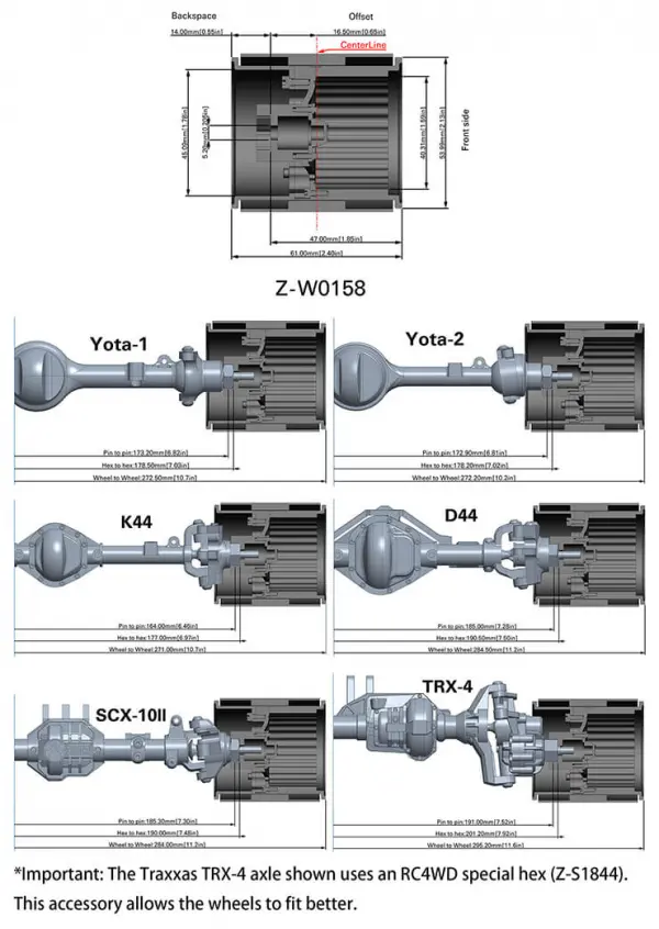 RC4WD Patriot 2.2 Scale Beadlock Wheels &mdash; image 16 of 16
