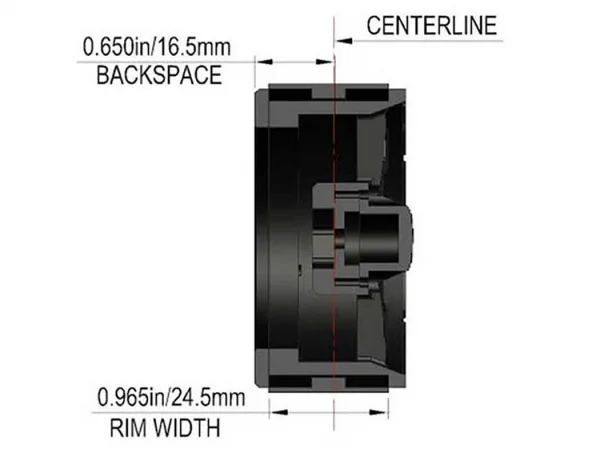 RC4WD Raceline Octane 2.2 Beadlock Wheels (Black) — image 6 of 6
