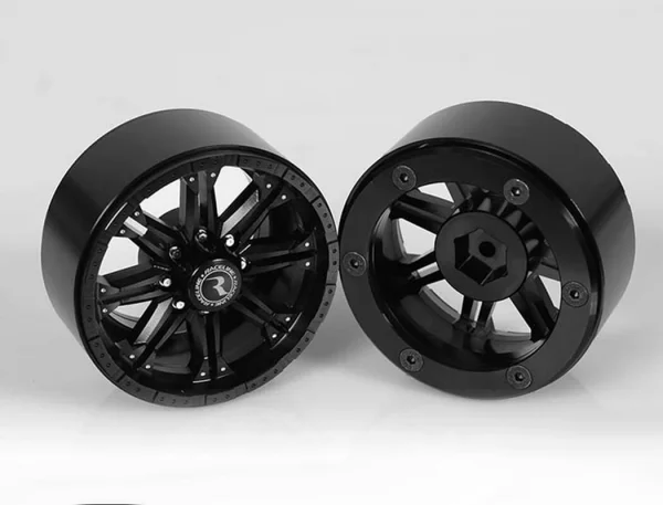 RC4WD Raceline Octane 2.2 Beadlock Wheels (Black) — image 1 of 6
