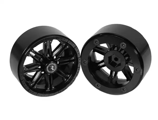 RC4WD Raceline Octane 2.2 Beadlock Wheels (Black) — image 1 of 7