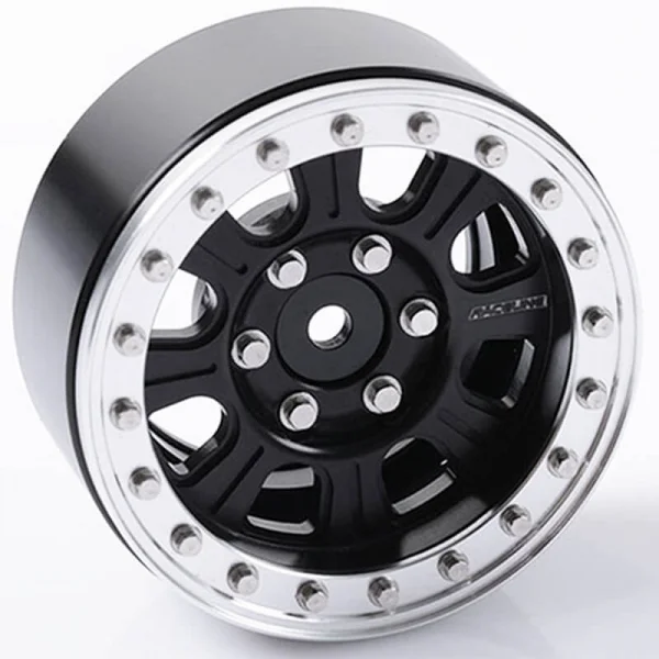 RC4WD Raceline Monster 1.9 Beadlock Wheels (Black/Silver) &mdash; image 7 of 7
