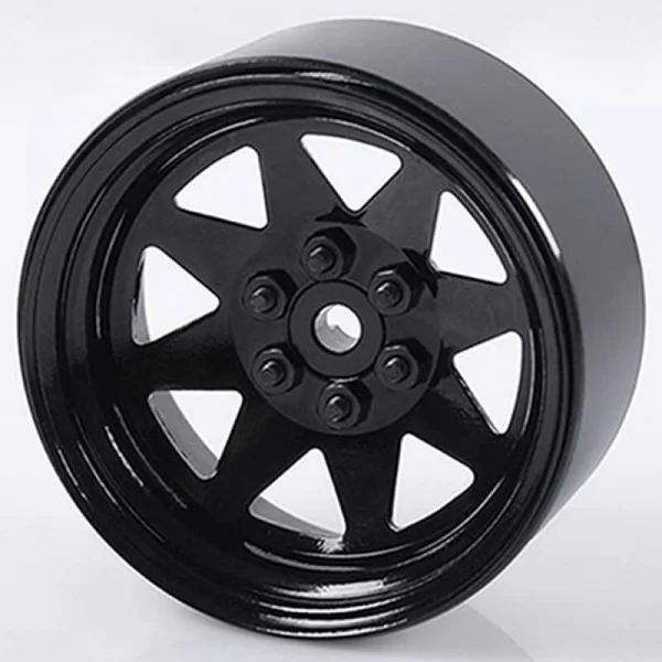 RC4WD 6 Lug Wagon 2.2 Steel Stamped Beadlock Wheels (Black) — image 6 of 6