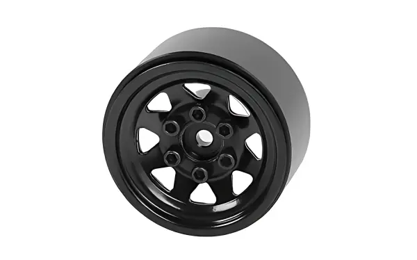 RC4WD Stamped Steel 1.0 Stock Beadlock Wheels (Black) (4) — image 1 of 8