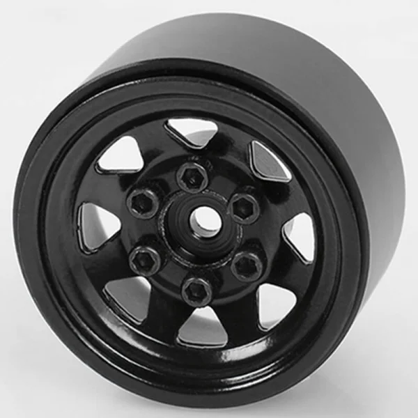 RC4WD Stamped Steel 1.0 Stock Beadlock Wheels (Black) (4)