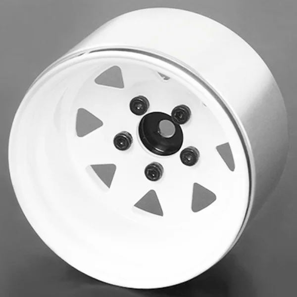 RC4WD 5 Lug Deep Dish Wagon 1.9 Steel Stamped Beadlock Wheels (White) — image 7 of 7