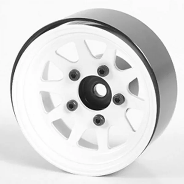 OEM Stamped Steel 1.55 Beadlock Wheels (White) &mdash; image 7 of 7