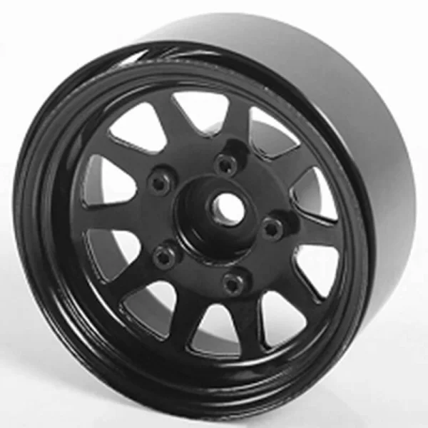 OEM Stamped Steel 1.55 Beadlock Wheels (Black) &mdash; image 7 of 7