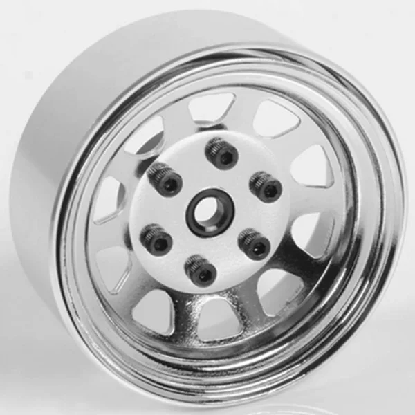 Stamped Steel 1.7 Beadlock Wagon Wheels (Chrome) RC4WD — image 7 of 7
